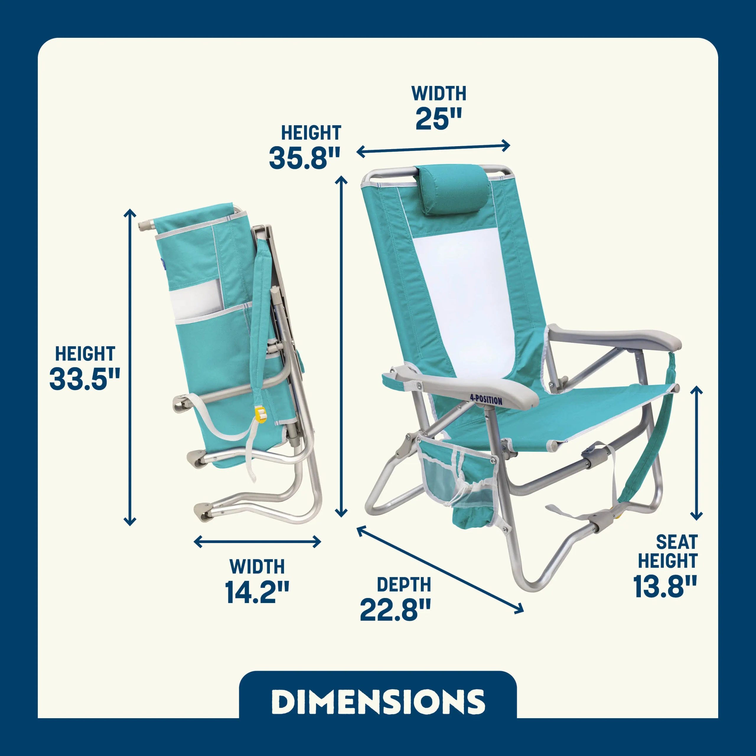 Bi-Fold Beach Chairâ„¢ - Image 18