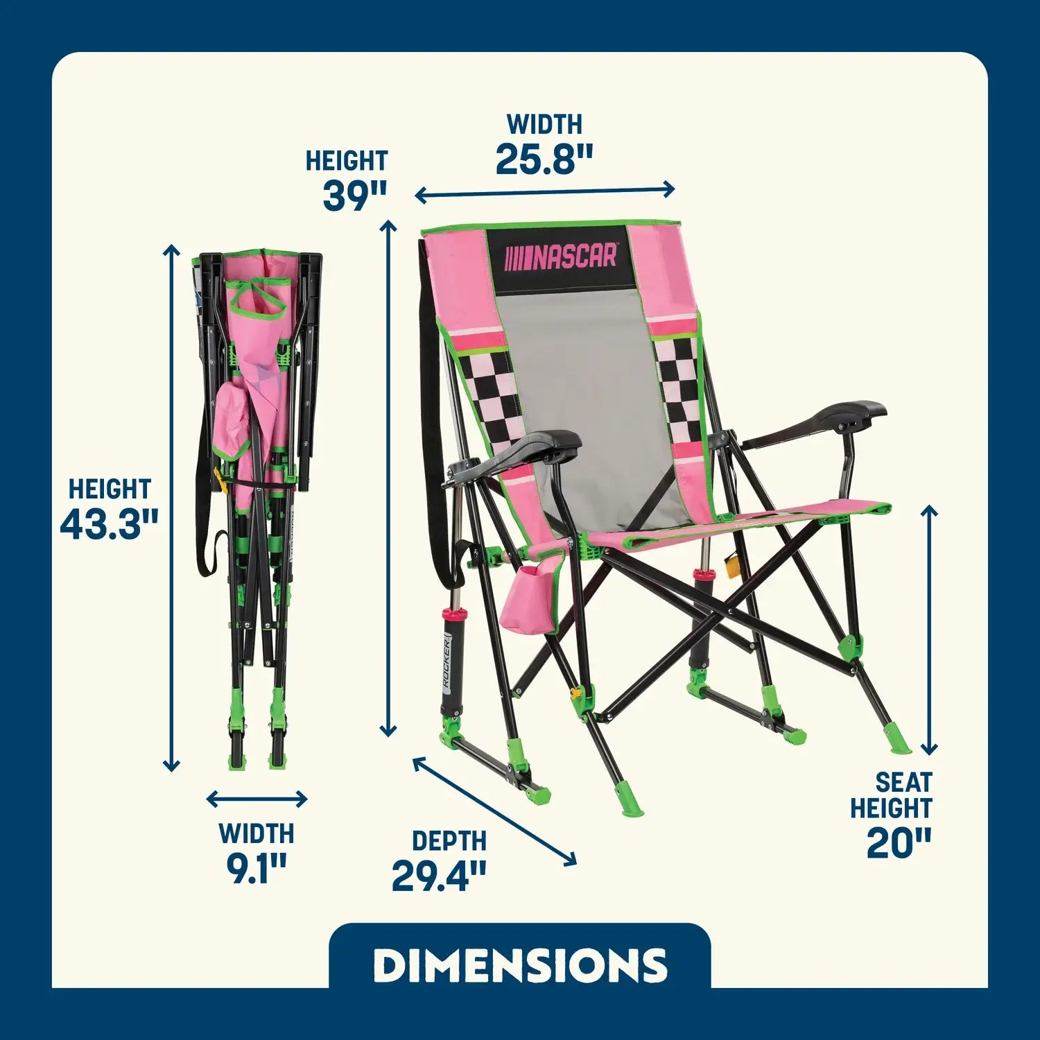 NASCAR RoadTrip Rocker™ - Pink - Image 8